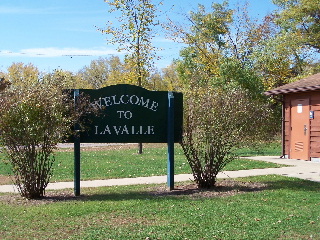 Welcome to Lavalle sign